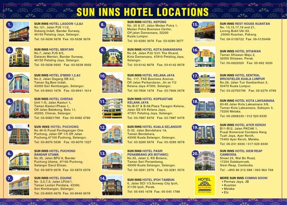 Sun Inns Hotel Sentral, Brickfields Kuala Lumpur Exterior photo